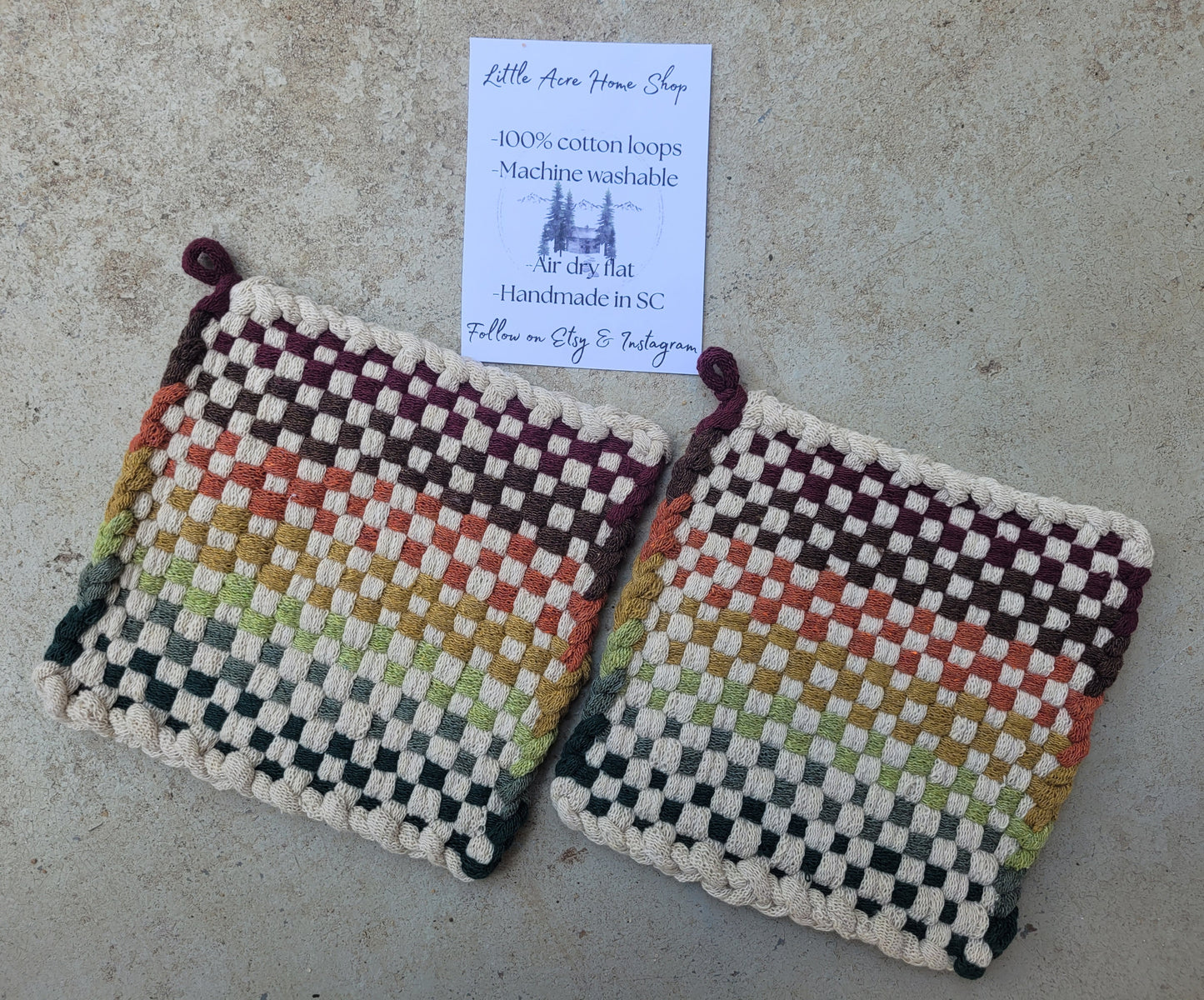 The Woods Collection(Pro & traditional size Potholder set)