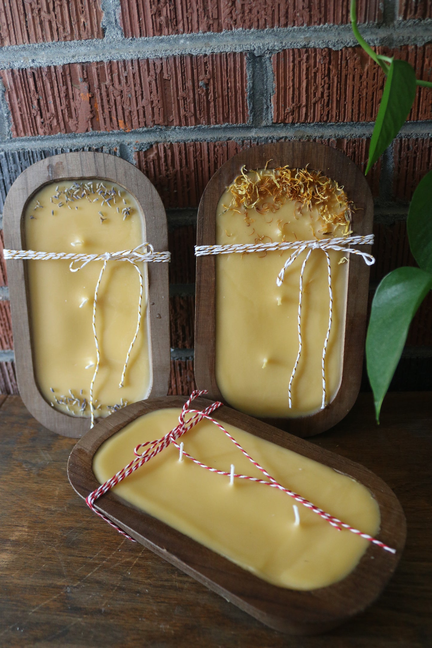 Beeswax Dough Bowl Candle