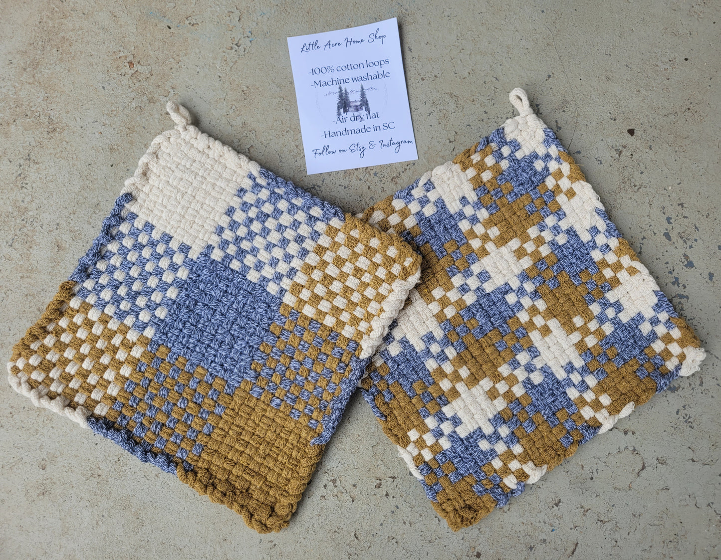 Mustard Seed(Pro size Potholder set)