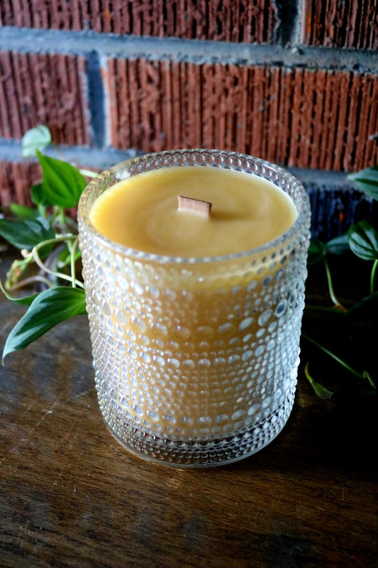 Glass Beeswax Jars