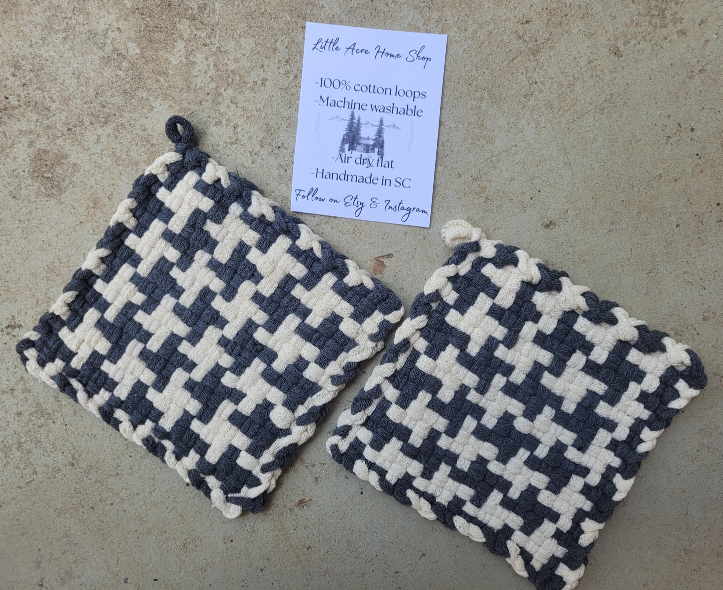 Foggy Nights(Traditional size Potholders)