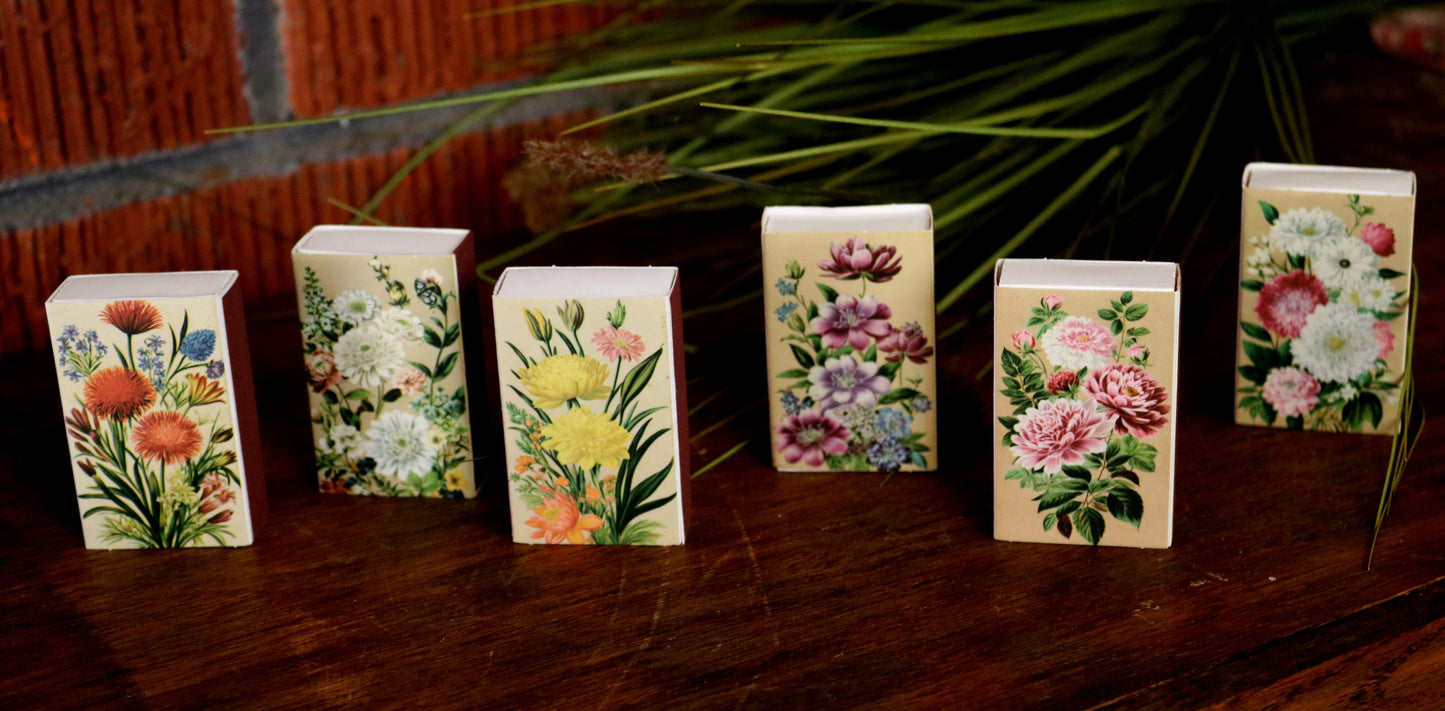 Floral Matchboxes
