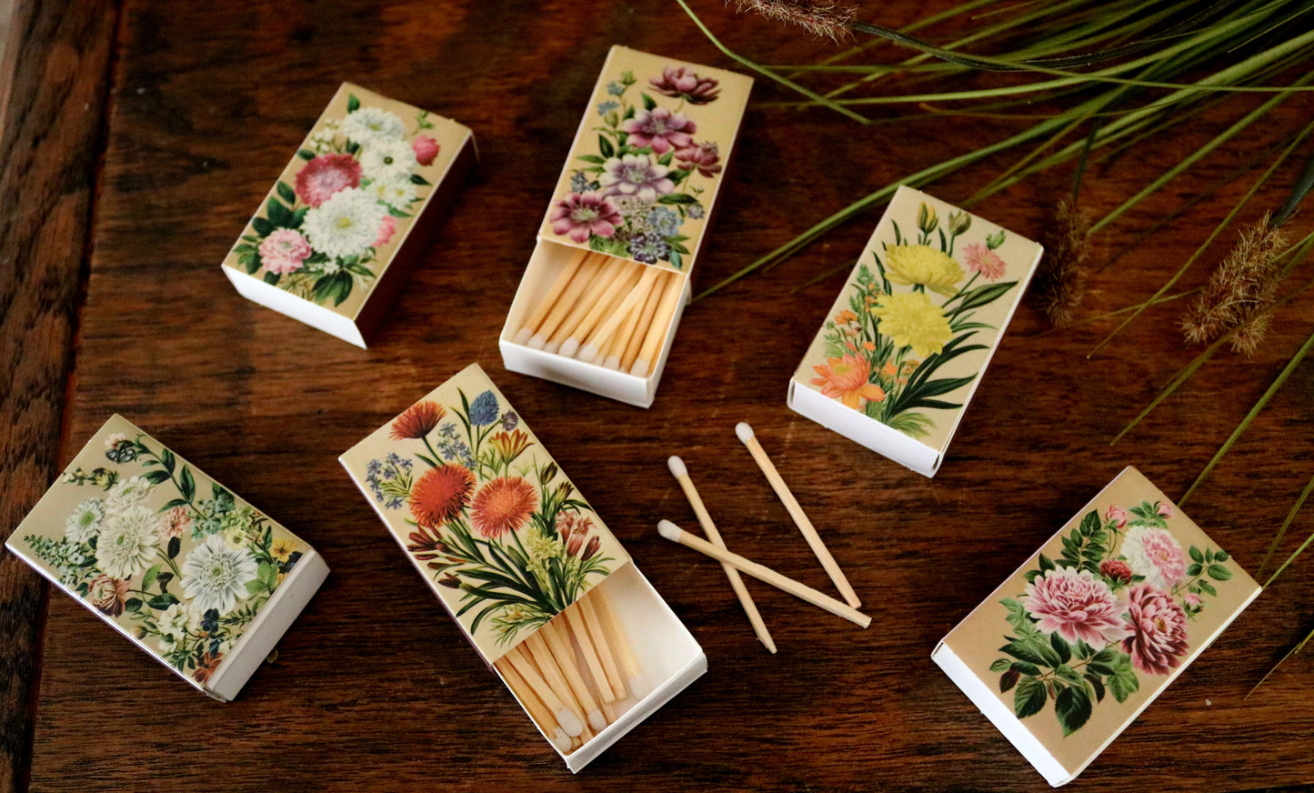 Floral Matchboxes