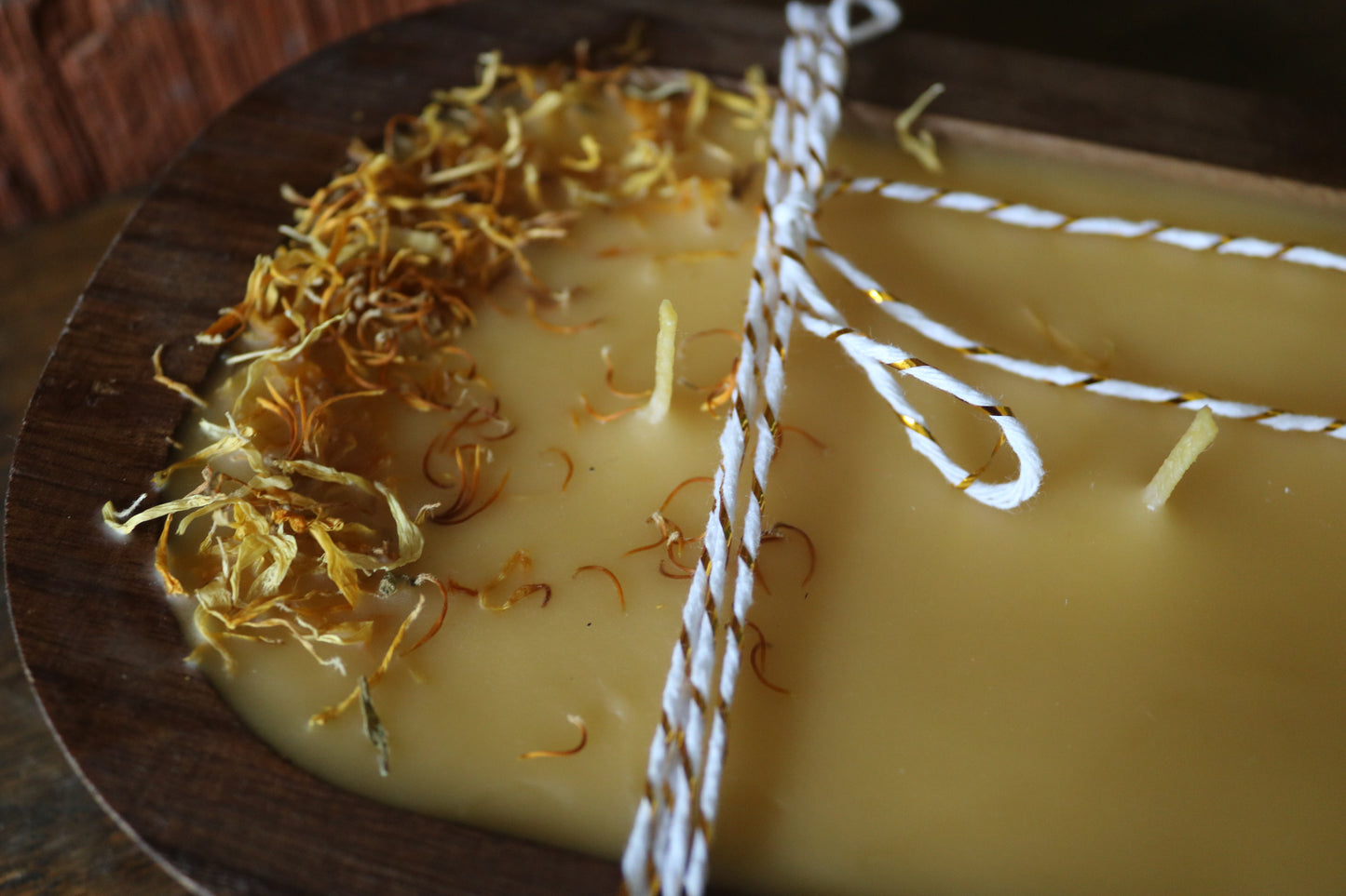 Beeswax Dough Bowl Candle