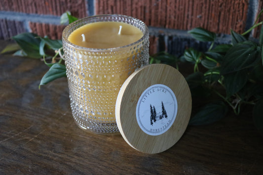 Glass Beeswax Jars
