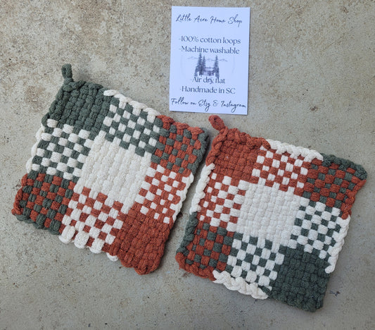 Autumn Patch(Traditional size Potholders)